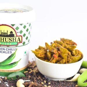 RAISA FOOD PRODUCTS-GREEN CHILLI PICKLE-300gm