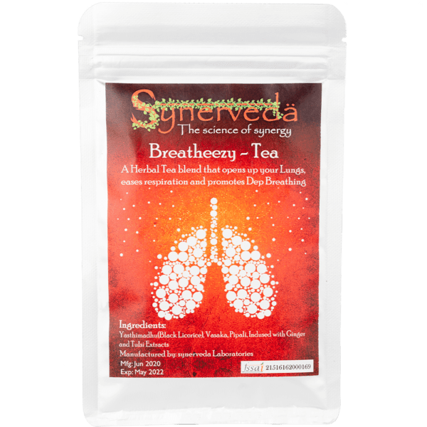 SYNERVEDA-HERBAL BREATHEEZY TEA-50 gm
