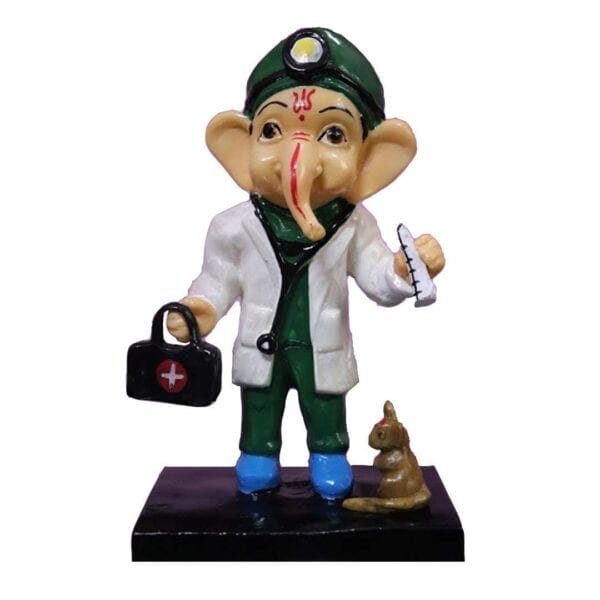 DIVINE SHOP-DR LORD GANESHA RESIN HANDICRAFT IDOL