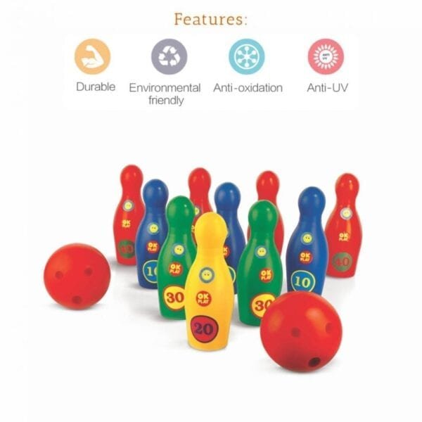 KHELO KUDOO-KID'S SUPER BOWLING ALLEY TOY-MULTICOLOUR