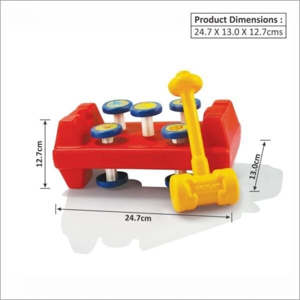 KHELO KUDOO-KID'S BANG BANG TOY-RED