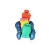 KHELO KUDOO-KID'S WOBBLE WAGON TOY-MULTICOLOUR