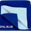 V S RETAILER-QUICK DRY WATERPROOF BED PROTECTOR DRY SHEET-ROYAL BLUE