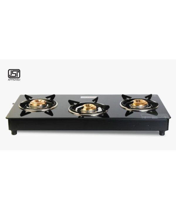 GOODFLAME-KWID PLUS MILD STEEL MANUAL GAS STOVE-3 BURNERS