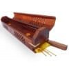 GRIPYOGA-DHOOP AND AGARBATTI WOODEN STAND-BROWN