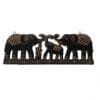 GRIPYOGA-WOODEN BEAUTIFUL ELEPHANT DESIGN KEY HOLDER-BLACK