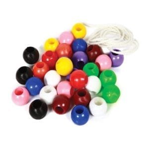 STRAWBERRY STOP-KID'S PURE PLASTIC MADE SPHERE BEADS-MULTICOLOR