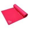 GRIPYOGA-UNISEX 12 MM THICKNESS JUST BREATH DESIGN YOGA MAT-RED