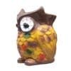 DIVINE SHOP-CERAMIC OWL FACE HOME DECORATIVE PLANTER POT-YELLOW