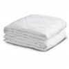 SLEEPZEE-COTTON QUILTED WATER PROOF MATTRESS PROTECTOR-WHITE