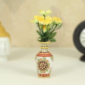 G L MARBLE HANDICRAFT-MARBLE HANDICRAFT FLOWER POT-MULTICOLOR