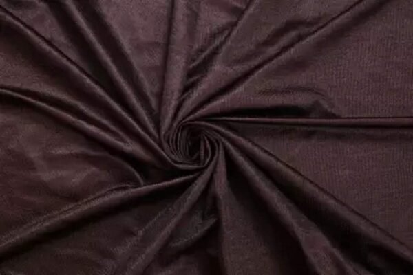 CURTAIN DECOR-SOLID FAUX SILK POLYESTER CURTAIN-BROWN (PACK OF 2)