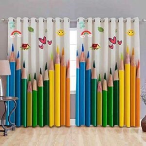 Curtain Decor-Polyester Digital Printed Window Curtain-Multicolor (Pack Of 2)