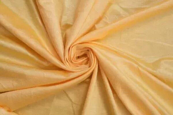 CURTAIN DECOR-SOLID FAUX SILK POLYESTER CURTAIN-YELLOW (PACK OF 2)