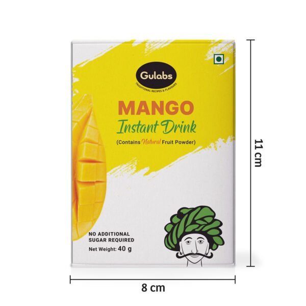 Gulabs-Mango Instant Drink-40 gm Each Pack (Pack of 5)