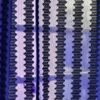 CURTAIN DECOR-SHEER STRING POLYESTER NET PATTERN EYELET CURTAIN-DARK BLUE