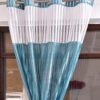 CURTAIN DECOR-POLYESTER TISSUE NET EYELET CURTAIN-SKY BLUE (PACK OF 2)