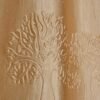 CURTAIN DECOR-POLYESTER PUNCHING TREE CURTAIN-BEIGE (PACK OF 2)