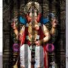 CURTAIN DECOR-POLYESTER GOD GRACE CURTAIN-SIDDHI VINAYAK (PACK OF 2)