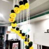 WOODZONE-ARTIFICIAL MARIGOLD FLOWERS HANGING JHUMAR-MULTICOLOR