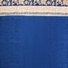 Curtain Decor-Polyresin Gold Patch Eyelet Curtain-Blue (Pack Of 2)