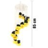 WOODZONE-ARTIFICIAL MARIGOLD FLOWERS HANGING JHUMAR-MULTICOLOR