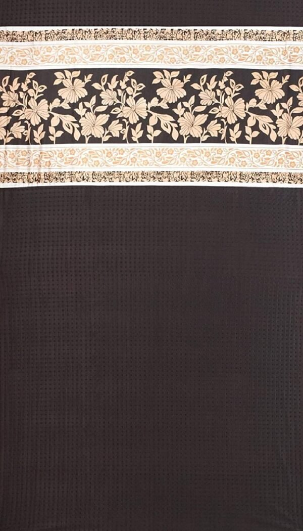 Curtain Decor-Polyresin Gold Patch Eyelet Curtain-Brown (Pack Of 2)