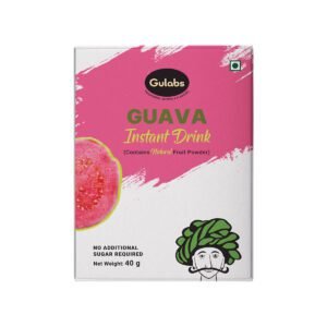 Gulabs Guava Instant Drink-40 gm Each Pack (Pack of 5)