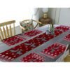 Reyansh Decor-Jacquard Dinning Table Runner with Plate Mats-Rendear (Pack Of 7)