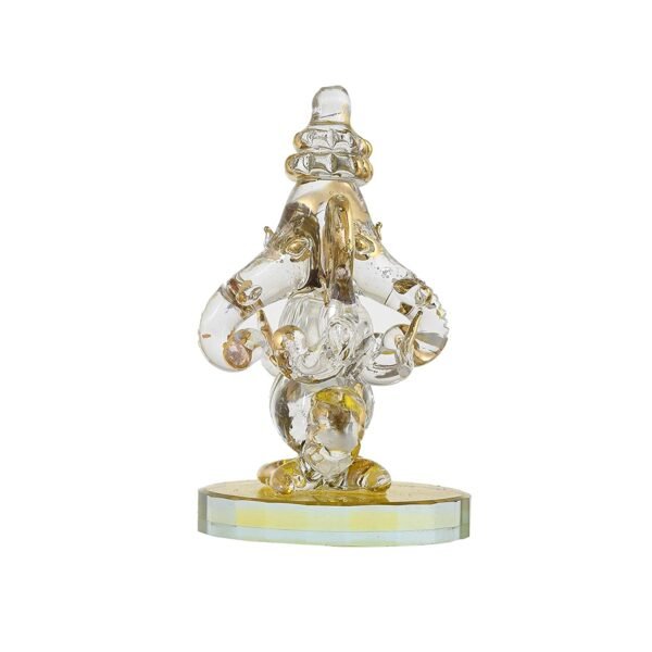 Beckon Venture-Handcrafted Glass Lord Ganesha Statue-Multicolor