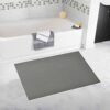 Reyansh Decor-Attractive & Decorative Bathroom Rubber Mat-Grey