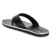 Emosis-Men's Faux Leather Casual Chappal Cum Thong Sandal-Black