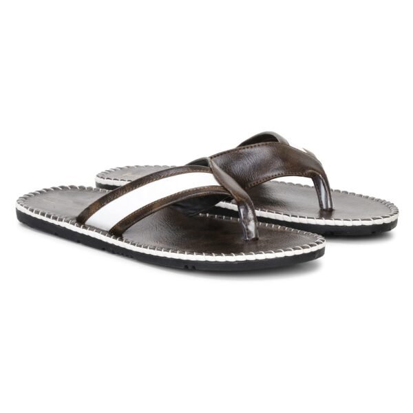 Emosis-Men's Faux Leather Casual Chappal Cum Thong Sandal-Cheeku