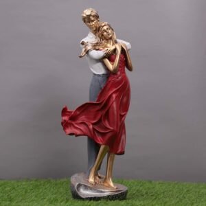 Beckon Venture-Valentine Romentic Love Couple Statue Showpiece-Multicolor