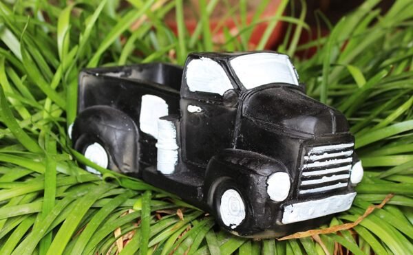 Beckon Venture-Handcrafted Cute Car Shaped Planter-Black