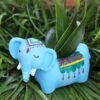 Beckon Venture-Handcrafted Cute Elephant Shaped Planter-Blue