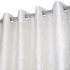 Reyansh Decor-Heavy Long Crush Polyester Curtain-White (Pack Of 3)