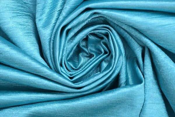 Reyansh Decor-Long Flower Print Polyester Curtain-Blue Flower (Pack Of 3)