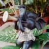 Beckon Venture-Baby Elephant Showpiece For Home Decor-Golden