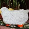 Beckon Venture-Cute Sheep Shaped Polyresin Planter Showpiece-White