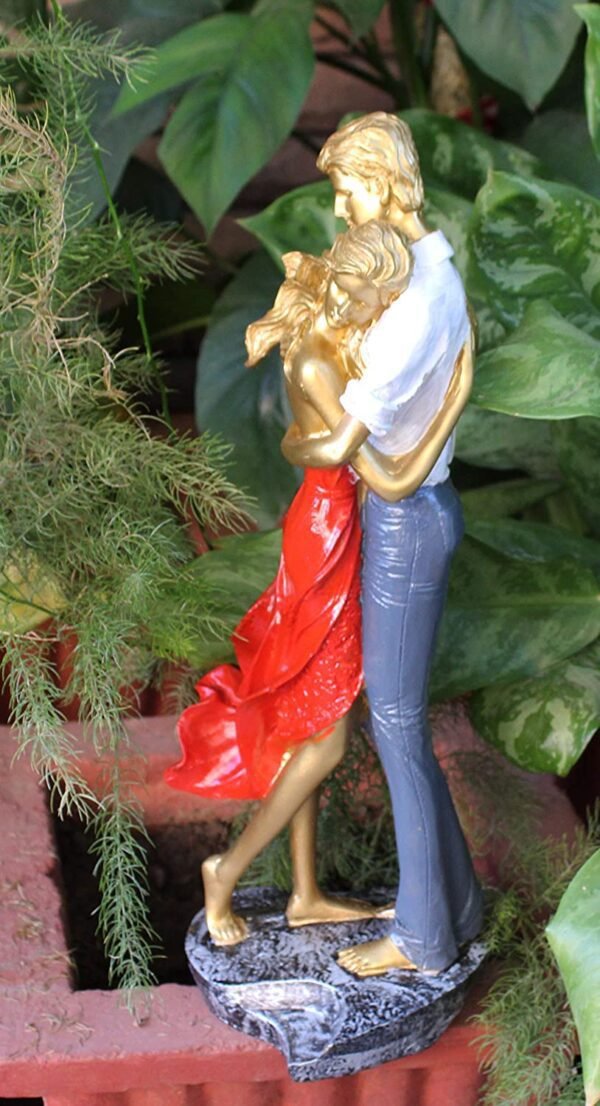 Beckon Venture-Valentine Romentic Love Couple Statue-Multicolor