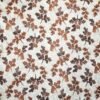 Reyansh Decor-Polyester Floral Grommet Curtain-Coffee Multi (Pack Of 3)