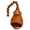 Mukherjee Handicraft-Terracotta Medium Hanging Candle Holder-Brown