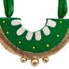 Mukherjee Handicraft-Women's Traditional Terracotta Jewellery Set-Green