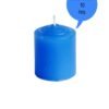 PURE INDIAN CANDLE-Handpourd Forest Scented Rustic Votive Candle-Blue