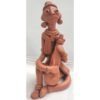 Mukherjee Handicraft-Handmade Terracotta Adivashi Showpiece-Brown
