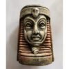 Mukherjee Handicraft-Handcrafted Terracotta Mummy Idol Showpiece-Multicolor